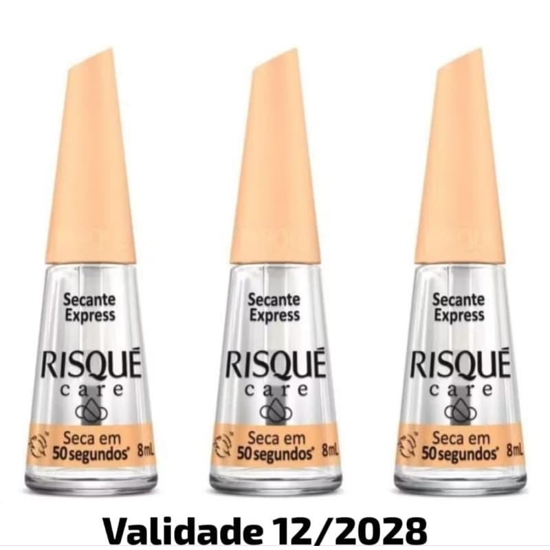 Kit c/3 Risque Care Secante Express Óleo Secante Seca em 50 Segundos