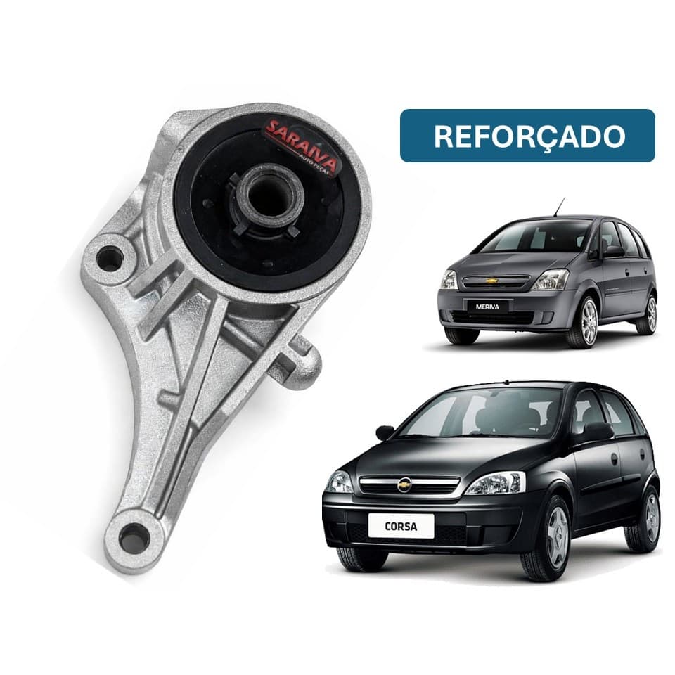 Coxim Calço Dianteiro Motor esquerdo Corsa Meriva Montana 93302281