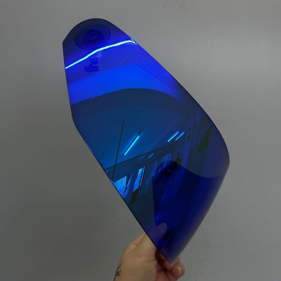 VISEIRA VISION CAPACETE FF302 SOUL I E II GRAND PIX PAISES/MANTY TODOS MODELOS FF302 REVO AZUL IRIDIUM