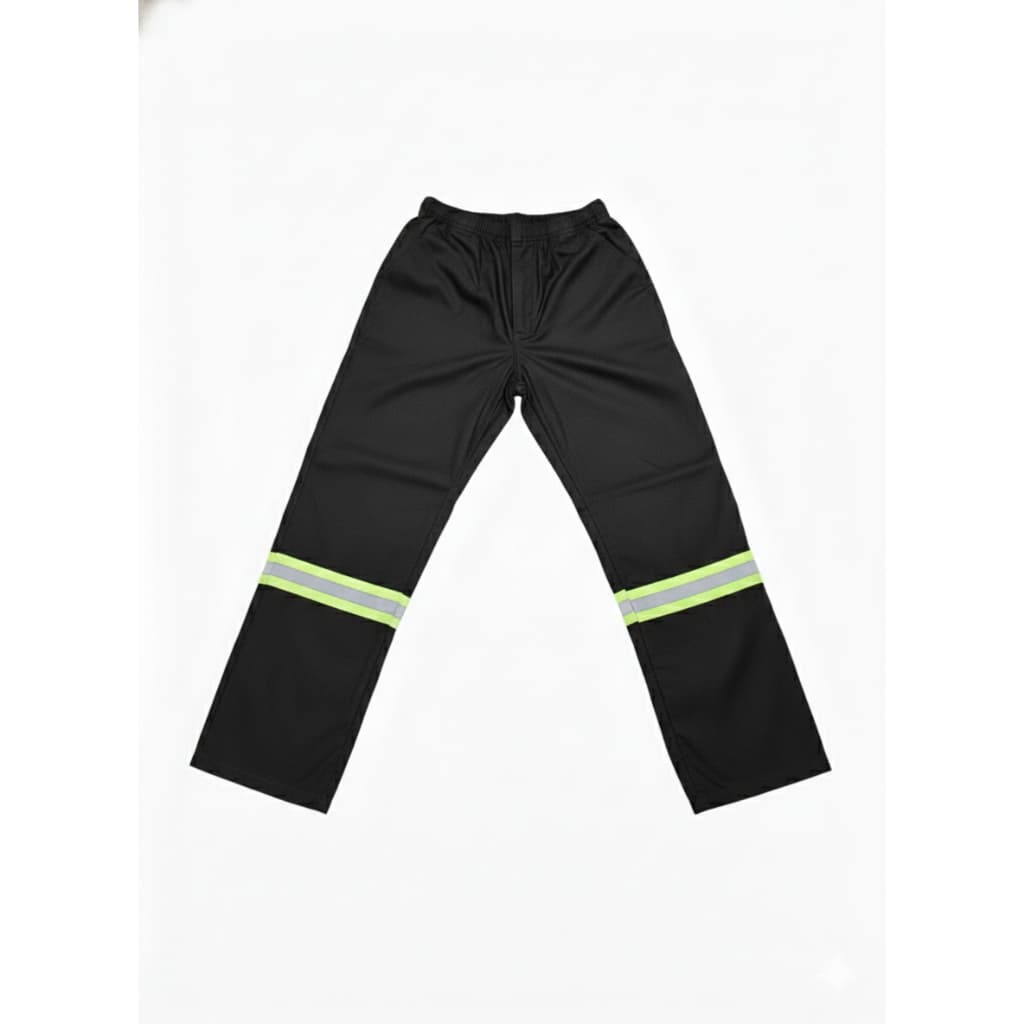 Calça Brim Preta Masculina Profissional Trabalho Uniforme Resistente
