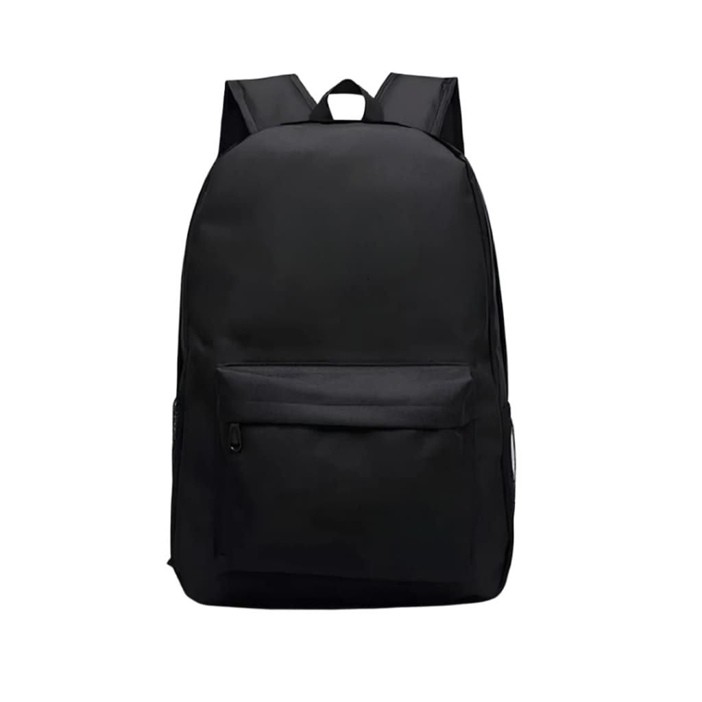 Mochila Preta Resistente Escolar Faculdade Trabalho Unissex Feminina Masculina