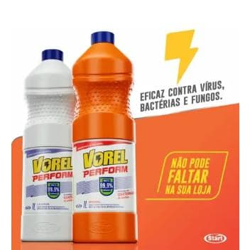Quaternario de Amonio vorel original e lavanda 1lt
