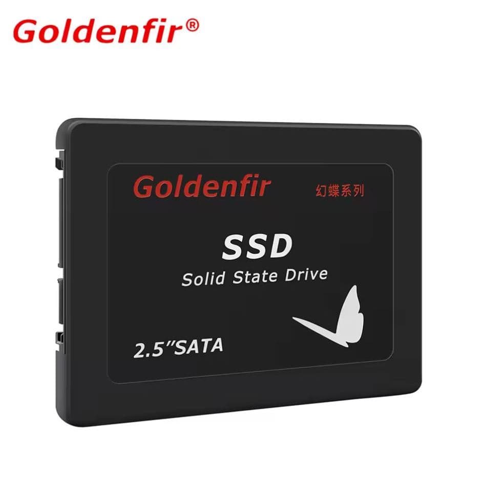 SSD GOLDENFIR, 256GB, SATA 3, Leitura 580 MB/s, Gravação 540 MB/s