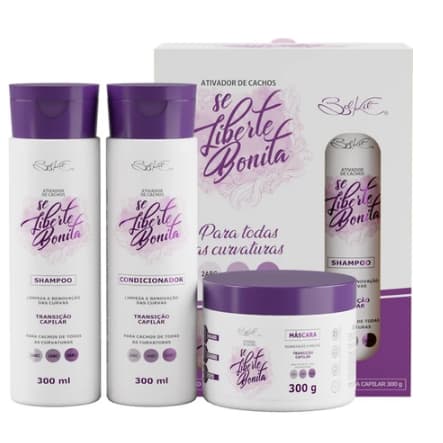 Kit Se Liberte Ativador De Cachos Esplendorosos BELKIT | Para Cabelos Cacheados