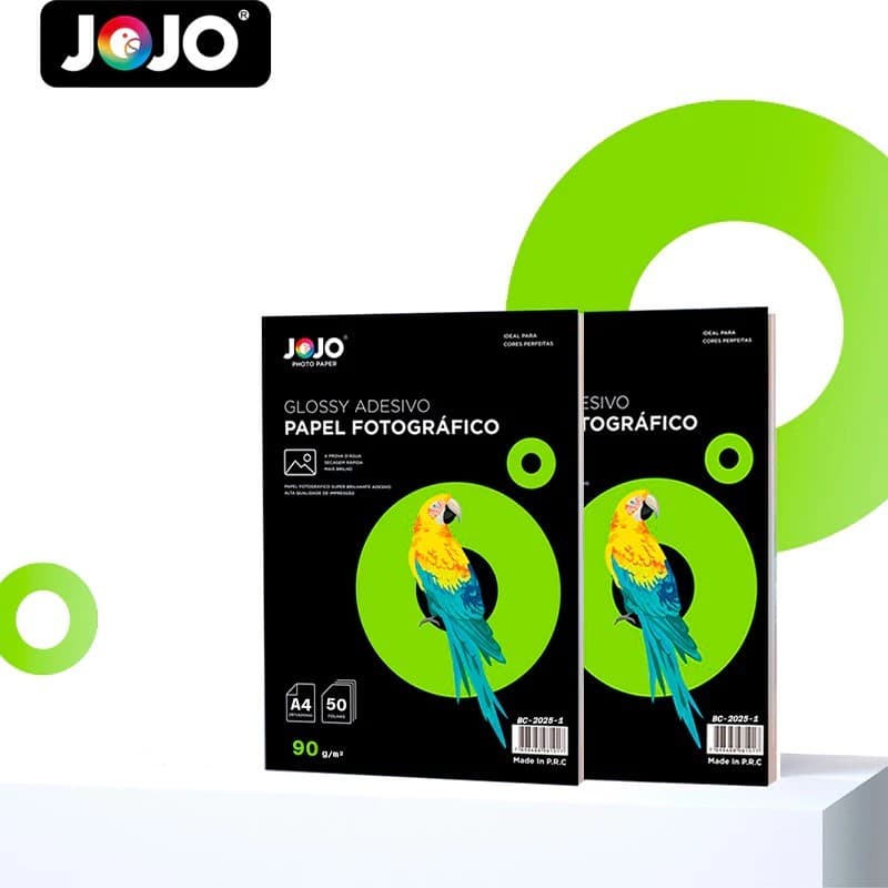 Papel Foto Fotográfico Adesivo A4 90g Glossy Brilhante excelente para personalização até 80 folhas