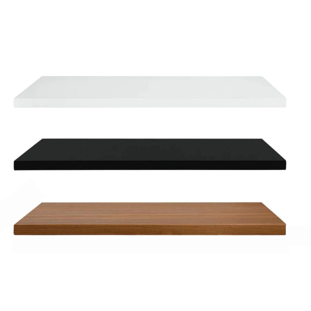 Prateleiras MDF 1.10x20cm com Suporte Quarto Sala Banheiro Decoração Branca Preta Freijó