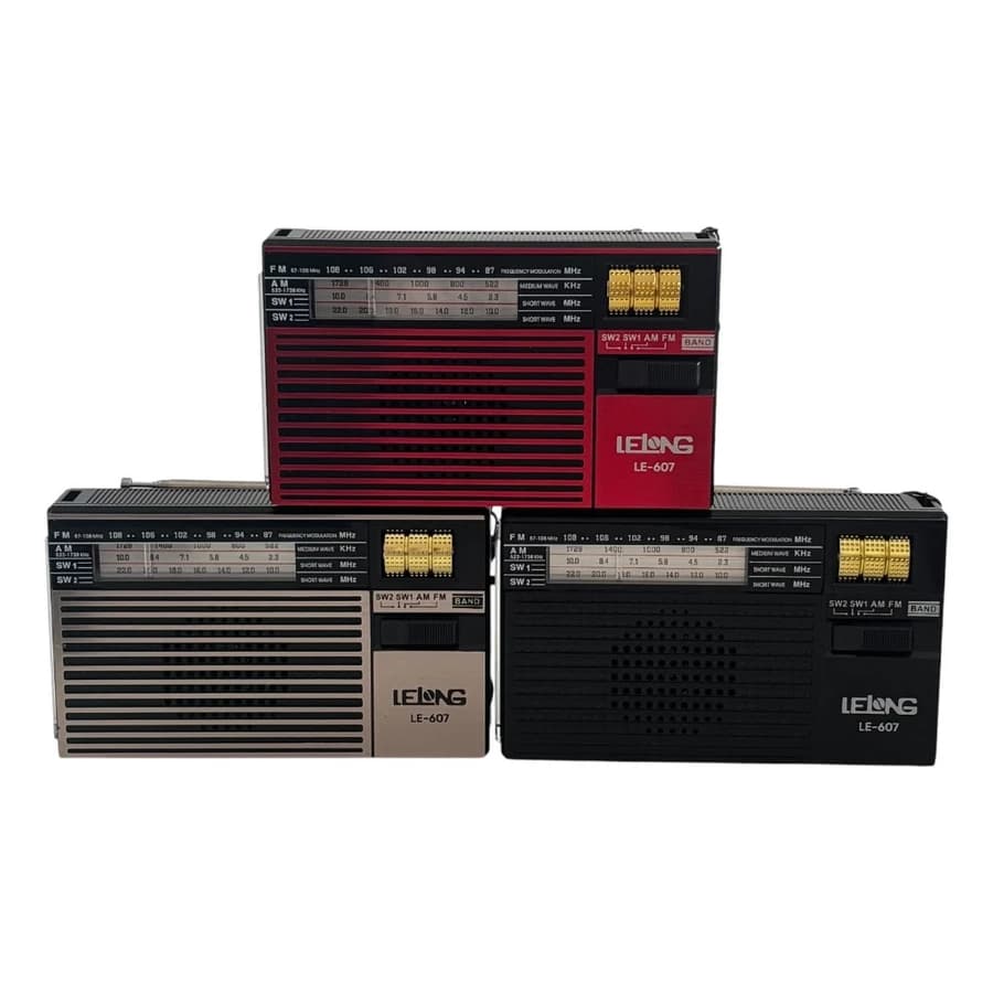 Rádio Com Lanterna Retro Boa Recepção Banda Fm, Am, Sw1 e Sw2 Portátil Bateria Recarregável