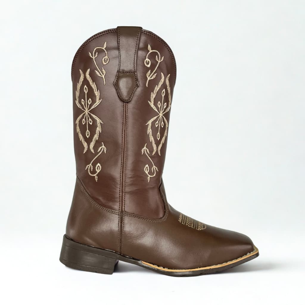 Bota Texana Masculina Haras Kapell em Couro Legítimo Country Adulto