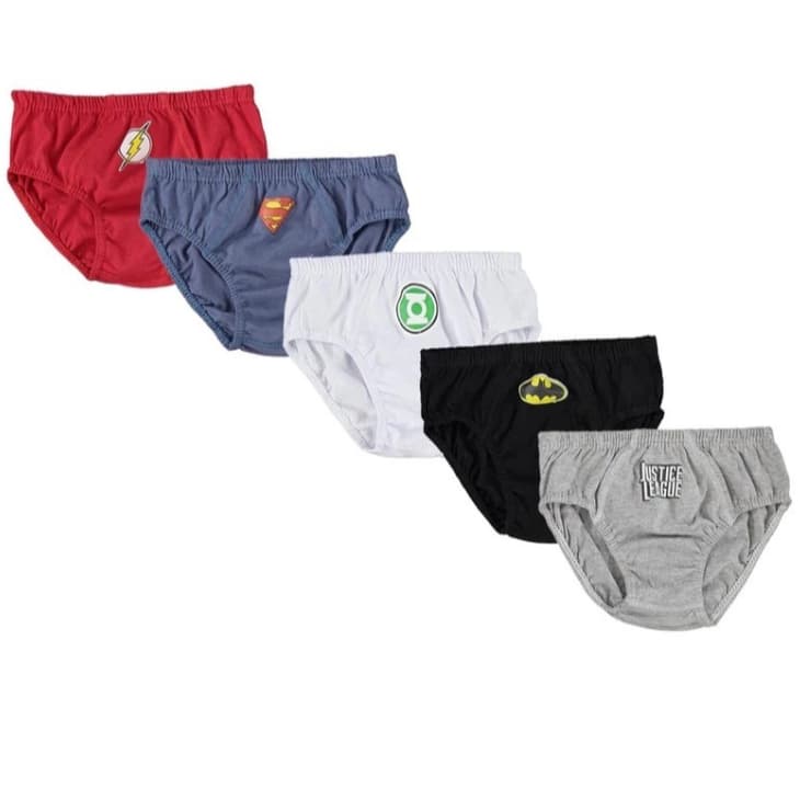 Kit 10 Cueca Slip Infantil Super-Heróis Ou Desenhos Super Macia Estampada