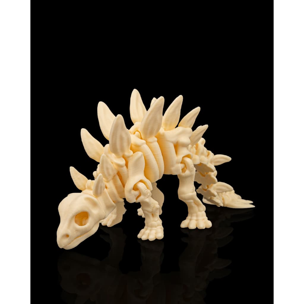 Esqueleto Stegosaurus Articulado - Dinossauro Fóssil com Placas e Espinhos