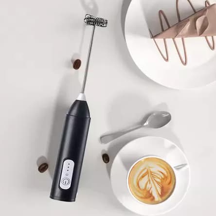 Batedor Misturador Mixer Elétrico para Bebidas Leite Café Clara de Ovos 2 em 1 Utensílios de Cozinha / SUS.SHOP
