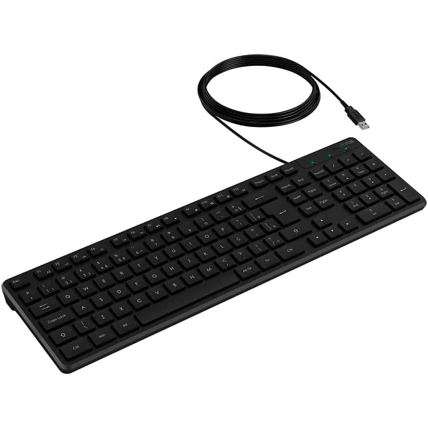 Teclado Com Fio Usb ntelbras Silencioso Para Computador Trabalho Notebook Pc