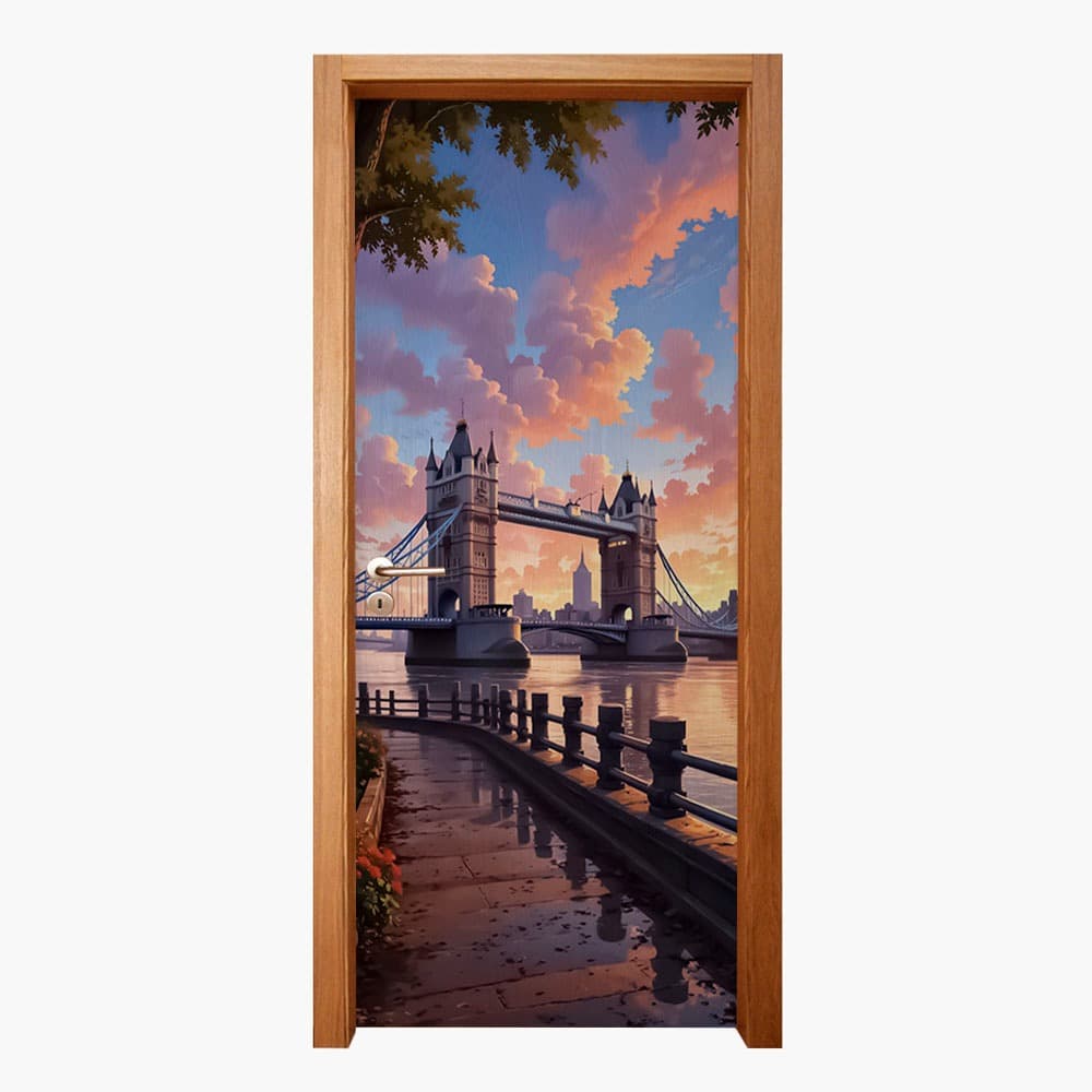Capa de Porta Londres Modernidade Atemporal para Sua Casa