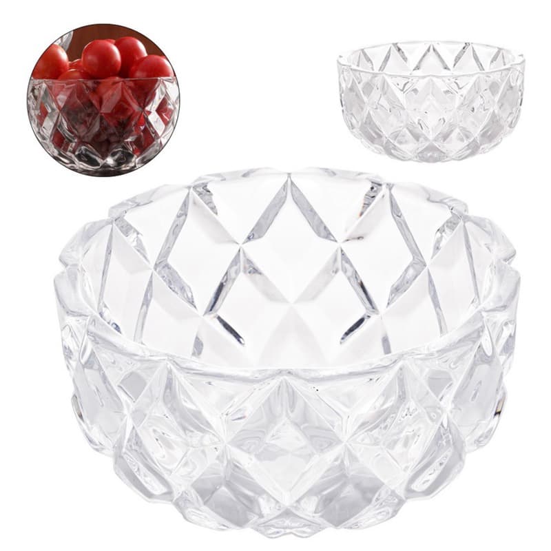 Centro de Mesa de Cristal Deli Diamond 18 X 10Cm- Lyor