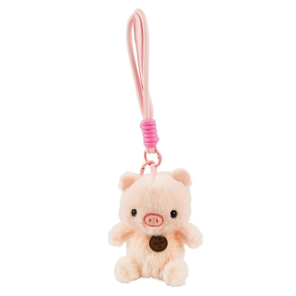 Chaveiro Porco Cordão 12cm - Pelúcia