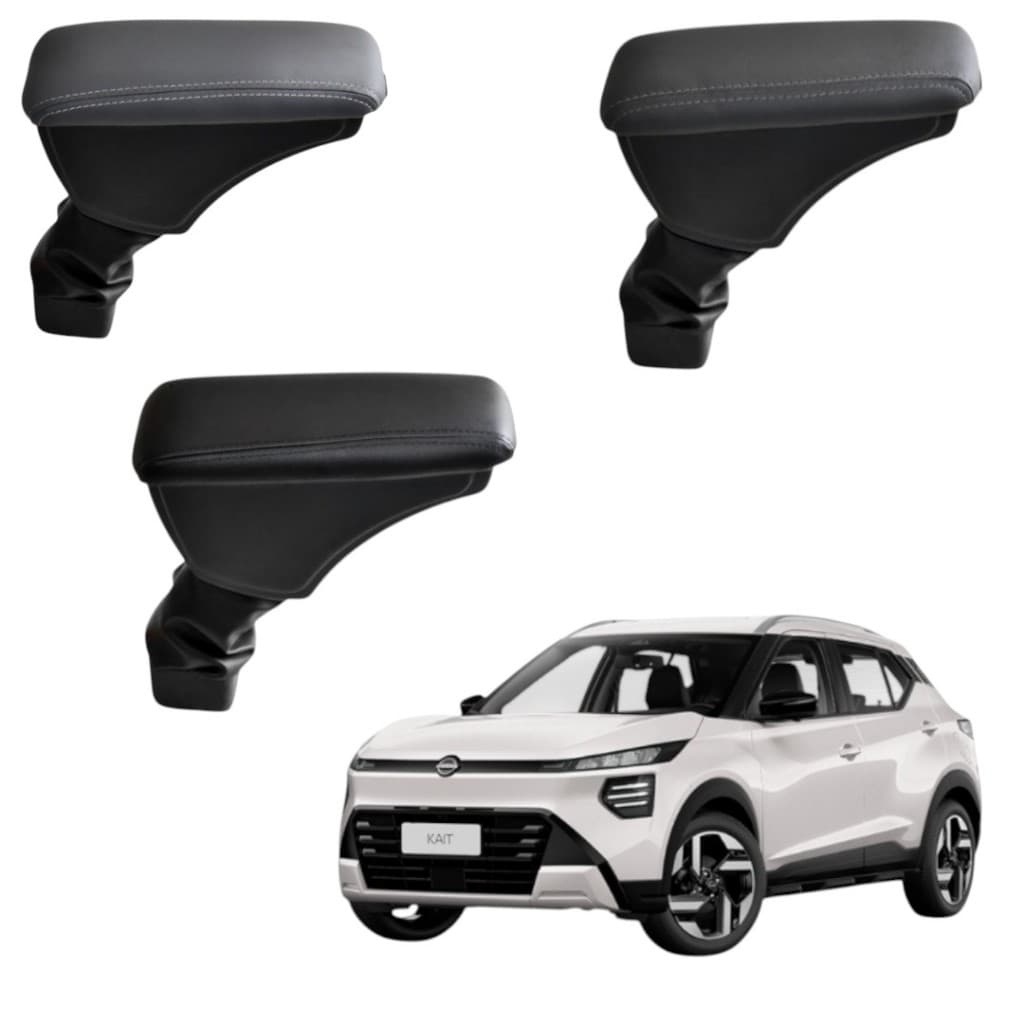Apoio de Braço Encosto Nissan Kait 2026 Descanso Articulado Courvin Console Central Porta Objetos