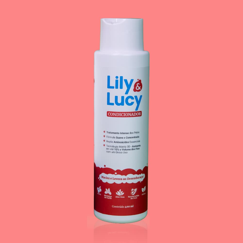 Condicionador Pet Wesen Green Lily & Lucy | Pelo Macio, Brilhoso e Volumoso | Indicado para Pele Sensível | Cães e Gatos