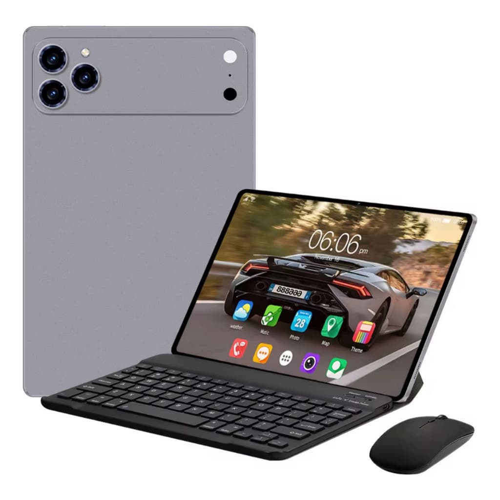 Tablet Pc Com Capa Teclado Caneta Mouse E Fone 128gb 8 De Ram