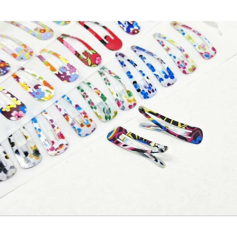 Tic Tac com 10 peças Metal Estampado Grampo Prendedor 4,5 cm ou 5 cm