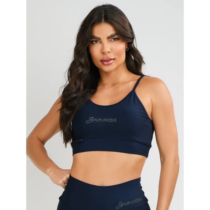 Top Esportivo Savancini Alcinha Moving Com Uv50+