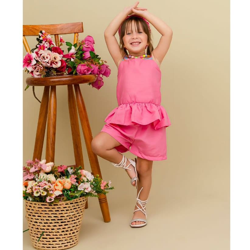 Conjunto Infantil Menina | Roupa de Menina 2, 3, 4 Anos