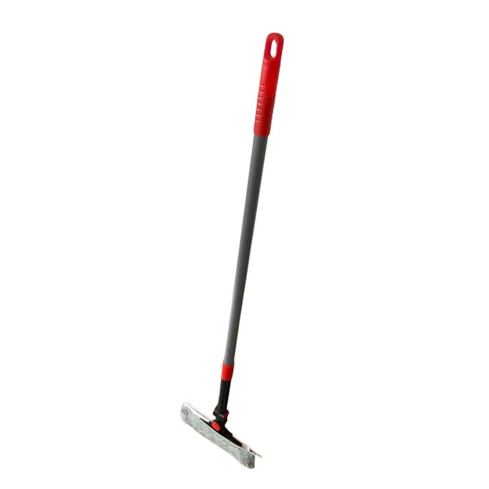 Limpa Vidros 2 em 1 Rodo Esfregão Extensível 1,5m Microfibra Janela Box 360 Graus