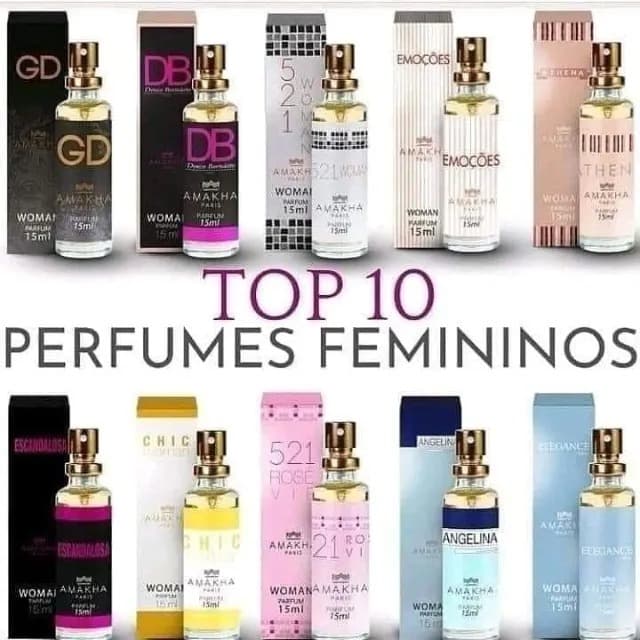 Perfumes Feminino 15ml Amakha Paris