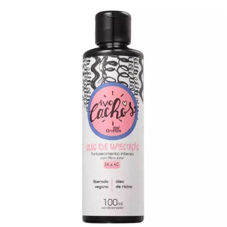 Óleo de Umectação Amo Cachos Griffus - Rícino Puro e Potente (2A a 4C) - 100ml
