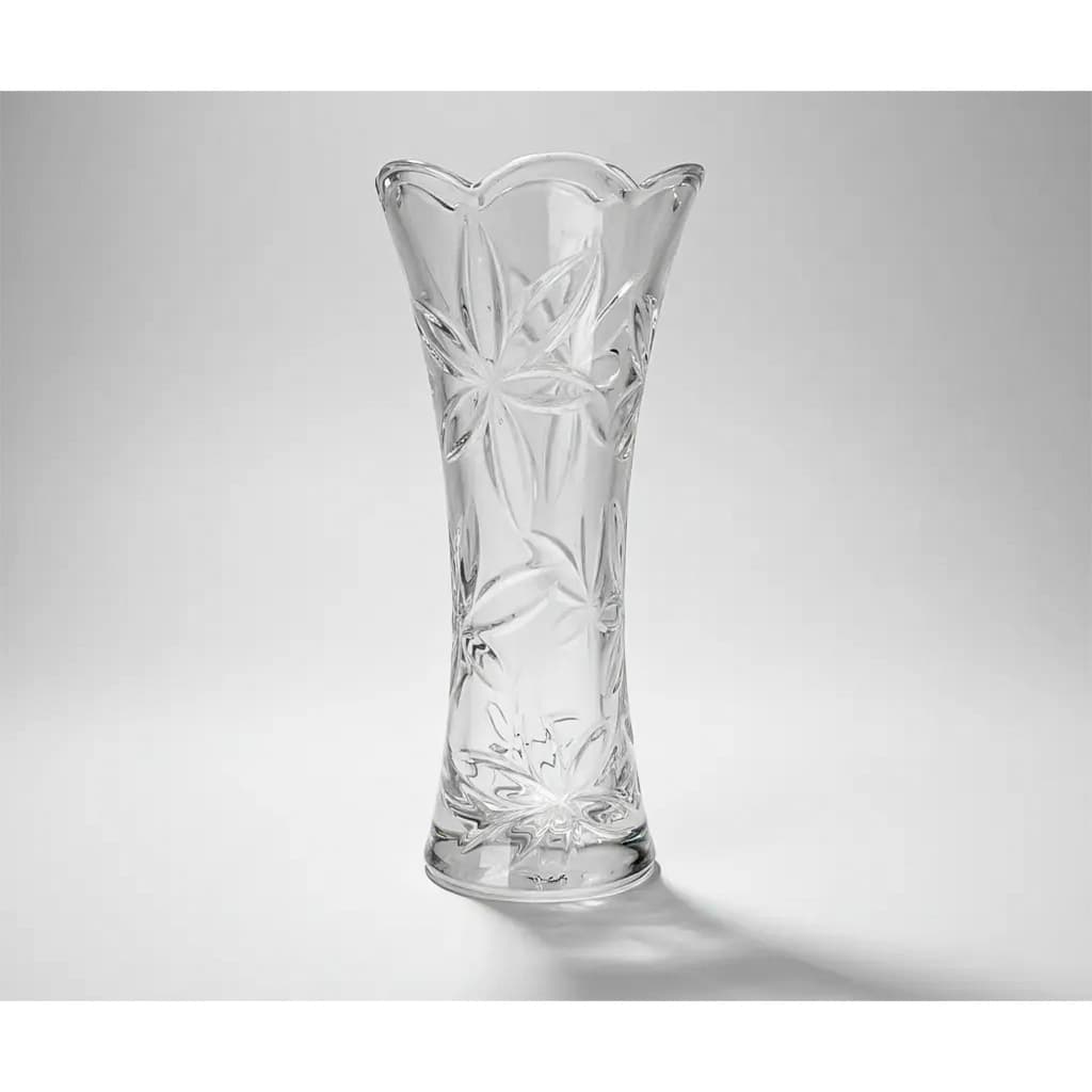 Vaso De Vidro Gaya Incolor Para Flores Arranjo Buquê Decoração Mesa De Centro