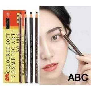 Lápis Dermatográfico para Sobrancelhas com Tinta de Alta Precisão 12 Unidades