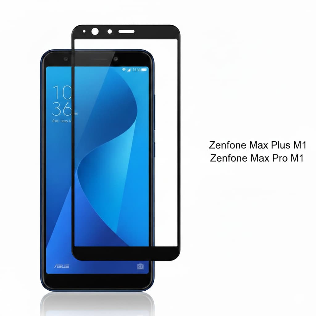 Película 3D Vidro Temperado Compatível com Asus Zenfone Max Plus M1 ZB 570 / Max Pro M1