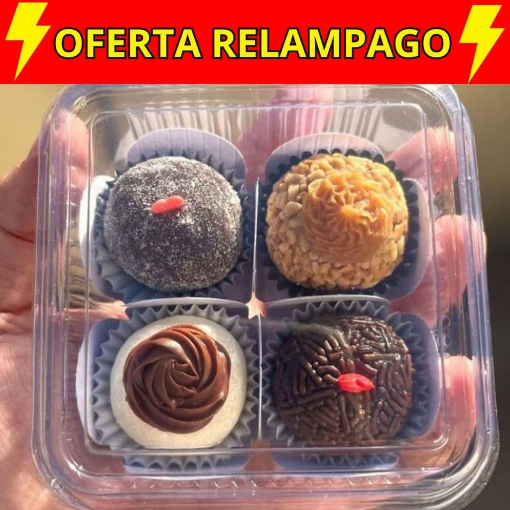 Potes Quadrado para Docinhos 25 a 300 Embalagem Para Bolo Doce Brigadeiro Sobremesas