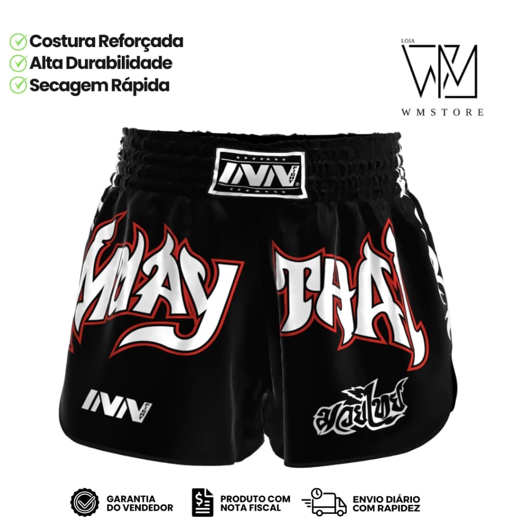 Short Muay Thai INN Tribal Fighter Unissex