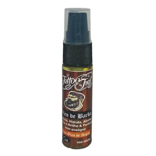 Óleo de Barba Tattoo Trat 17ml Óleo de Argan