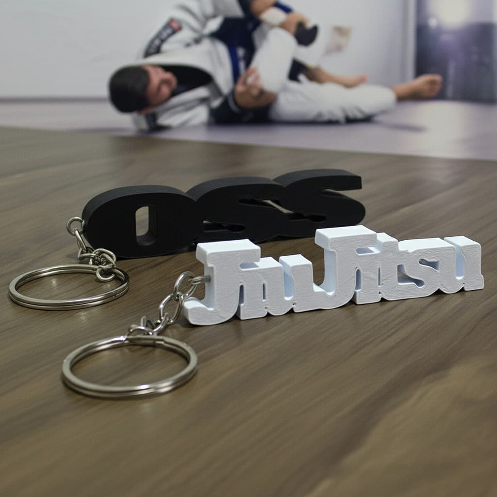 Chaveiro Jiu-Jitsu / OSS - Artes Marciais - Unidade ou Kits