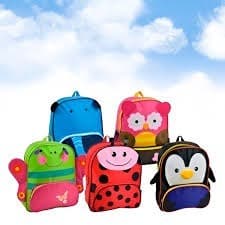 Mochila Costas P Coruja Rosa E Marrom e Pinguin Azul e Preto  Winth Baby Único Novo