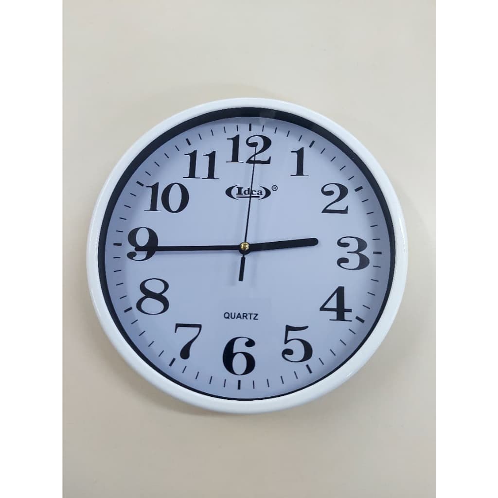 Relógio de Parede ou Mesa 22cm Redondo NÚMEROS SILENCIOSO NÃO FAZ BARULHO