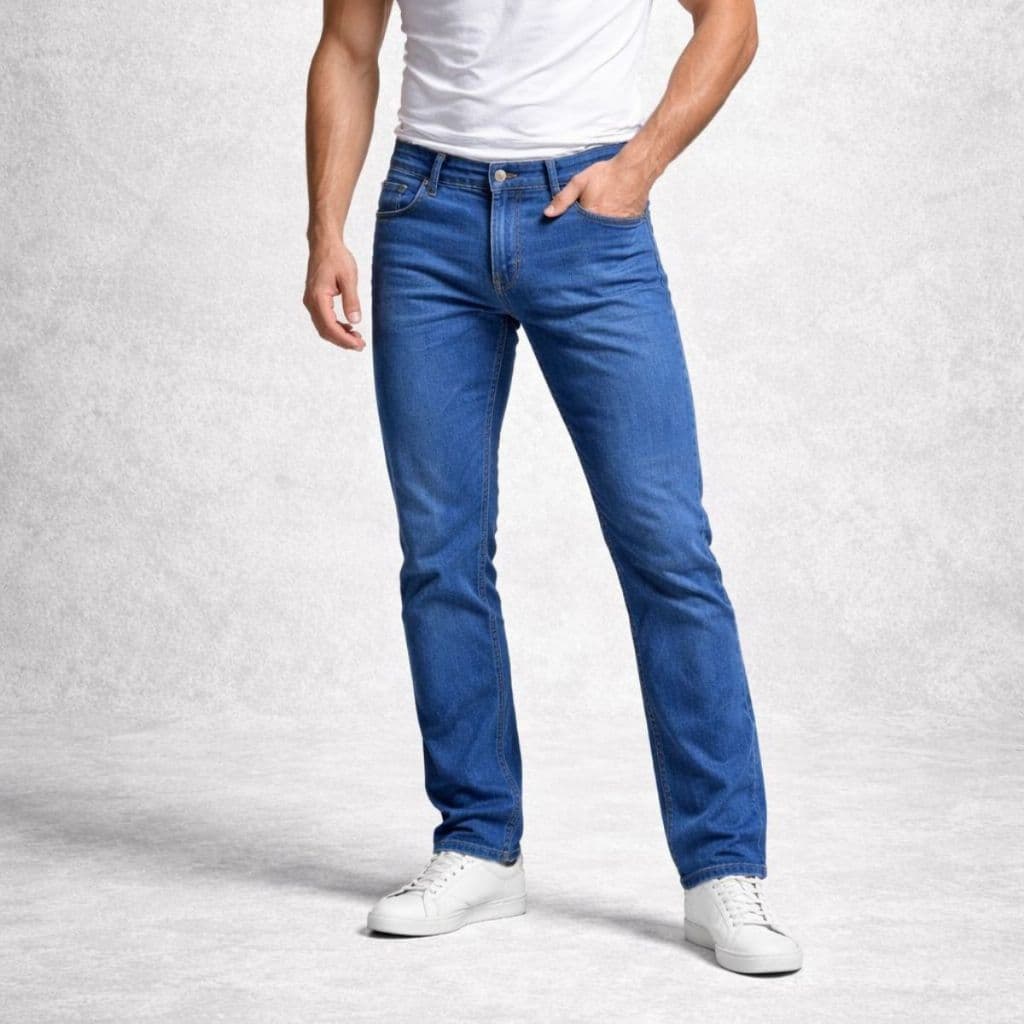 Calça Jeans Masculina Skinny Tradicional Premium Moda Slim Lycra Conforto Trabalho Casual Dia a Dia