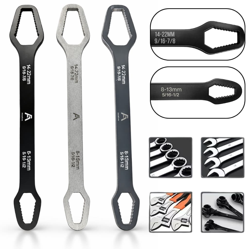 Chave Boca Universal 8 A 22mm Cabeça Dupla Torx ZEM