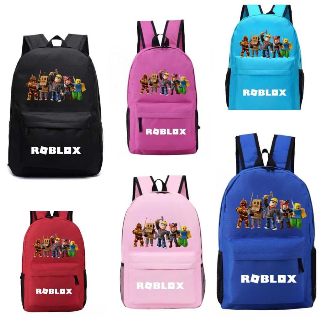 Bolsa Roblox Escolar Muchila Trabalho Academia Mochila De Costas Robloz Menina Grande Vermelha Bag