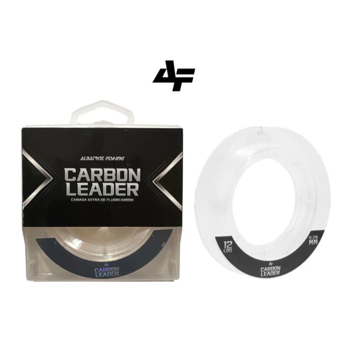 Linha Carbon Leader Albatroz para chicote 50m - Varias Medidas