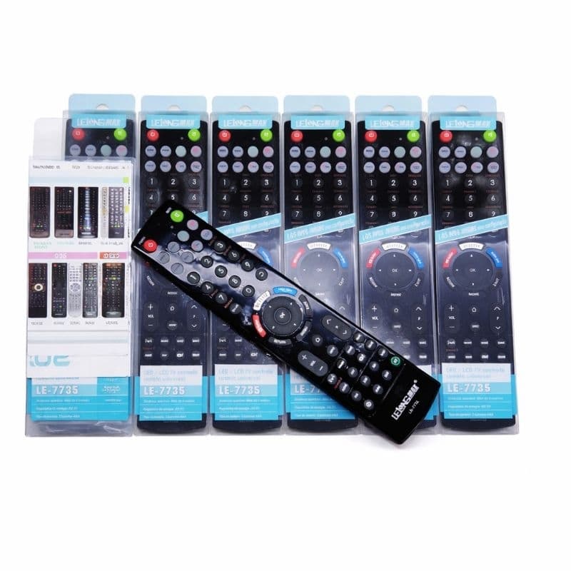 kit 10/6 Controle Remoto Universal De Tv Smart E Led le-7735