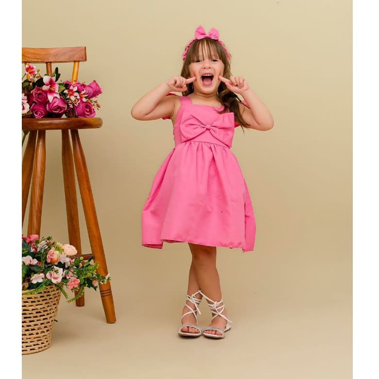 Vestido Infantil Menina ｜ 1 Ano, 2 Anos, 3 Anos