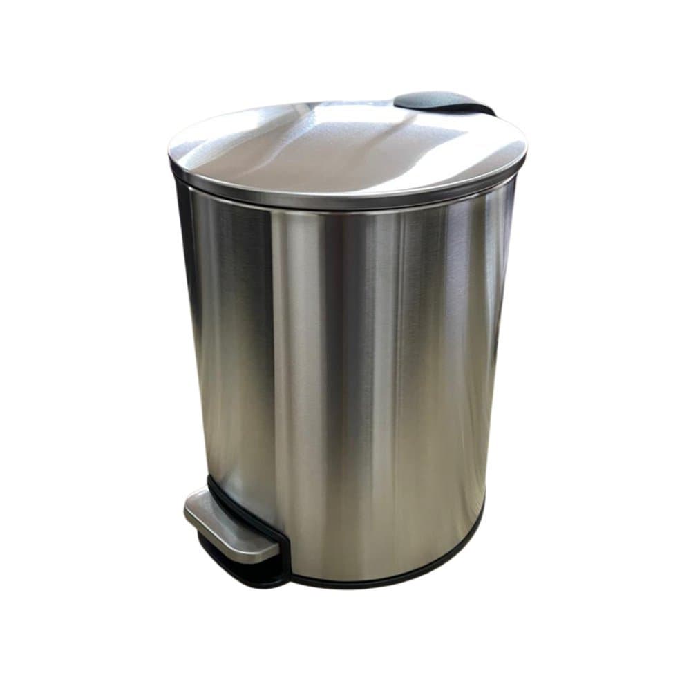 Lixeira Inox 5L Slim com Pedal Para banheiro ou escritório