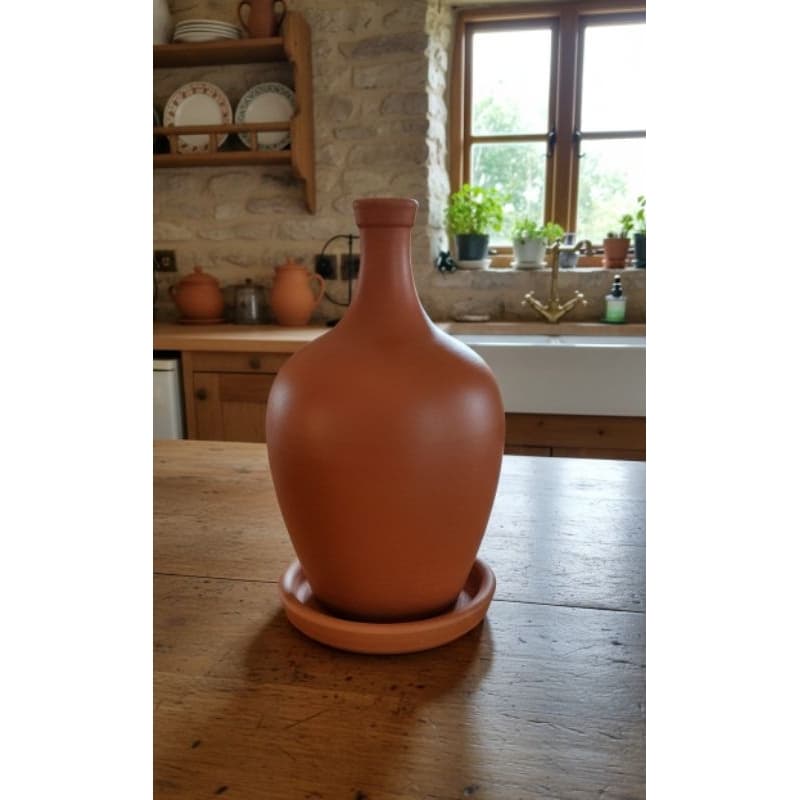 moringa de mesa , cerâmica , deixa água fresca , e uma peça decorativa para sua casa ,33x5 decore sua casa com essa peça