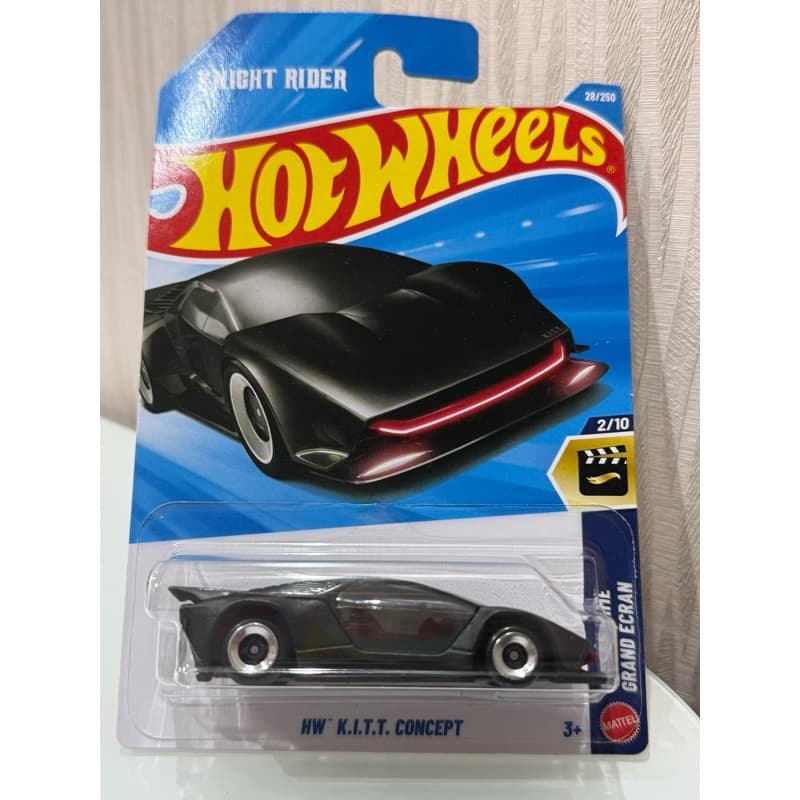 Carrinho Hot Wheels K.I.T.T. Concept - Knight Rider / Lote C 2026 / Hot Wheels KITT super máquina