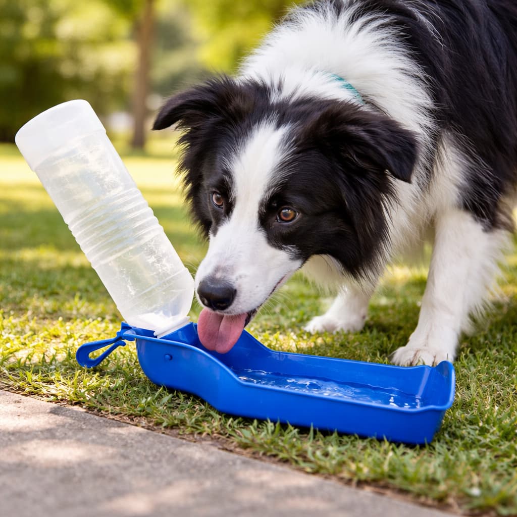 Bebedouro Portátil para Pets 500ml – Ideal para Passeios e Viagens