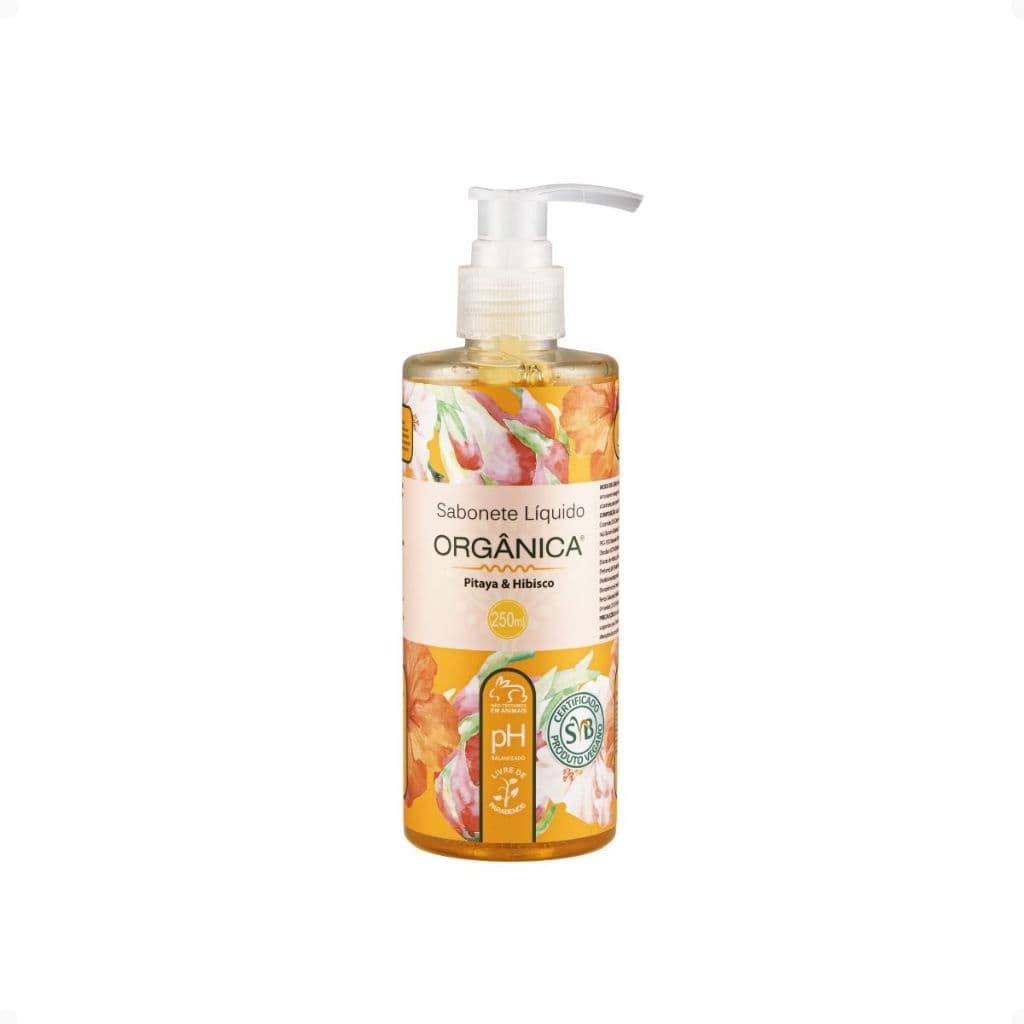 Sabonete Líquido 250ml - Pitaya E Hibisco Orgânica