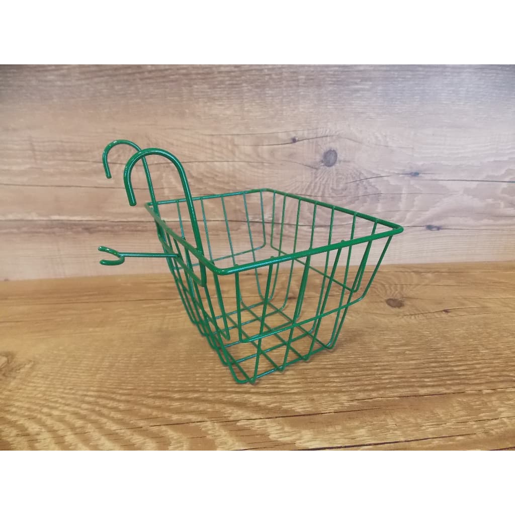 Cestinha para bicicletas antigas infantil aro 10 cor VERDE - novo de estoque antigo
