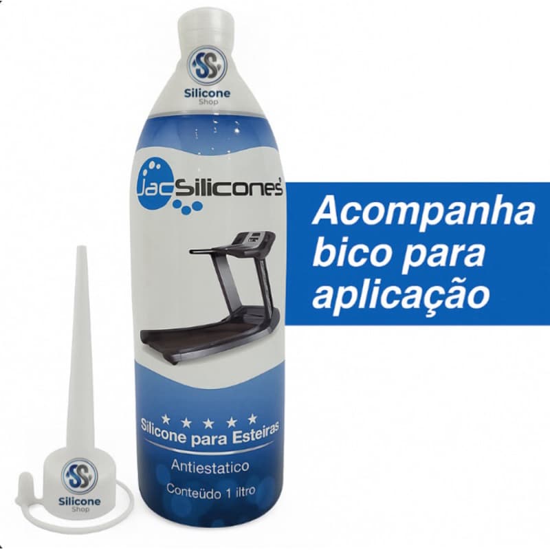 Silicone lubrificante para esteira 1 Litro Jac Silicones 100% puro